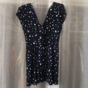 Reformation tie front dress